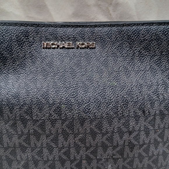 Michael Kors Charcoal Monogram Crossbody Bag - Picture 3 of 10